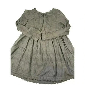 NWOT Free People Black Embroidered Size Small Mini Dress